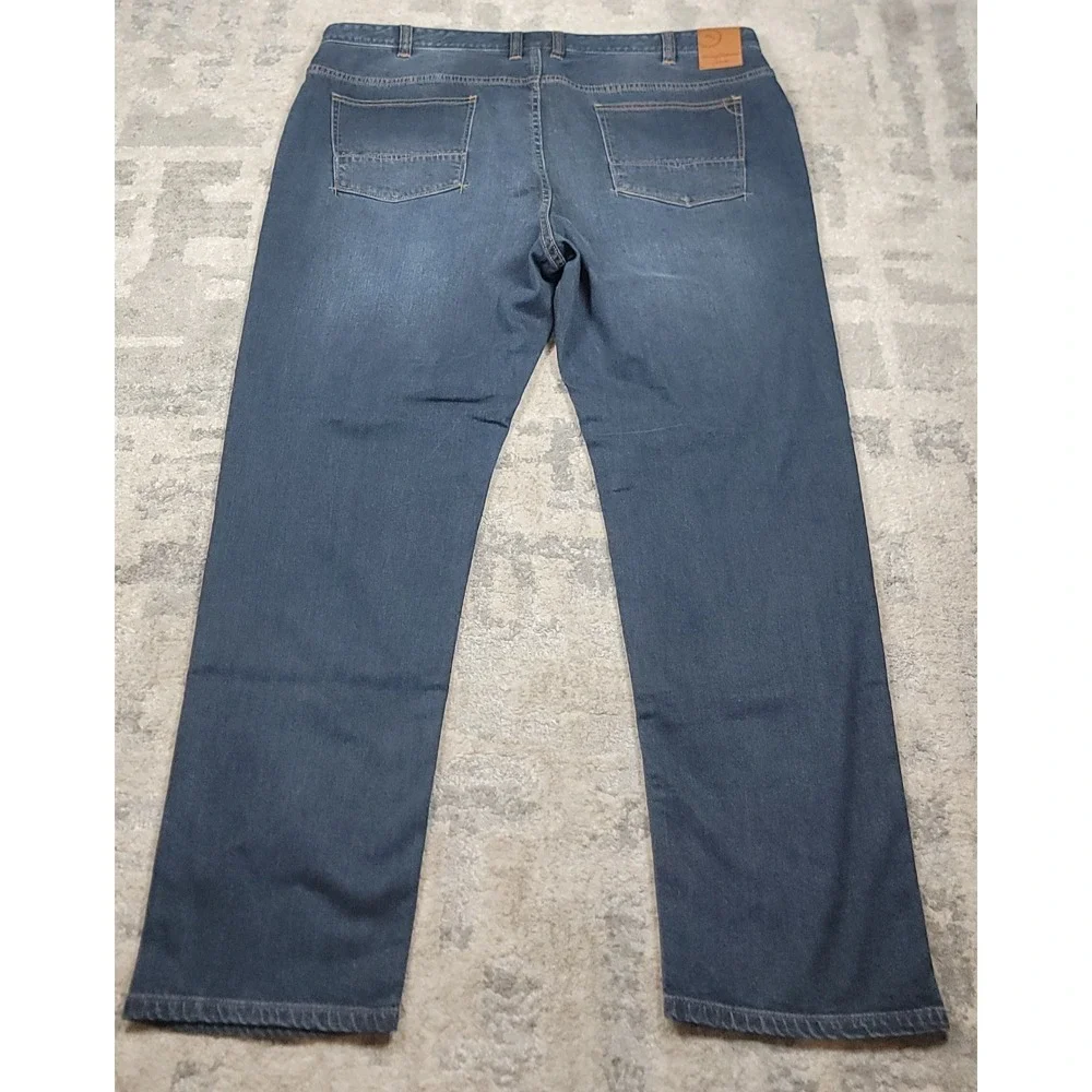 NWT Tommy Bahama Sand Drifter Men's Straight Leg Blue Denim Jeans Sz 44x30 - Picture 8 of 10